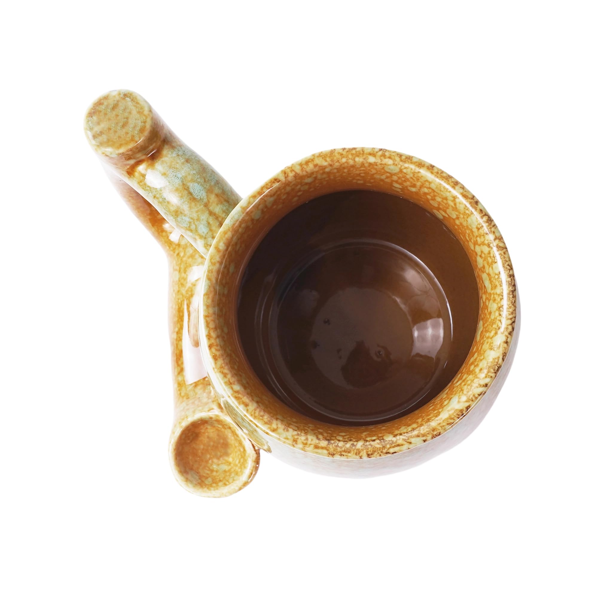 unkzyzn Wake and Bake: taza azul con gran capacidad para rituales de mañana.