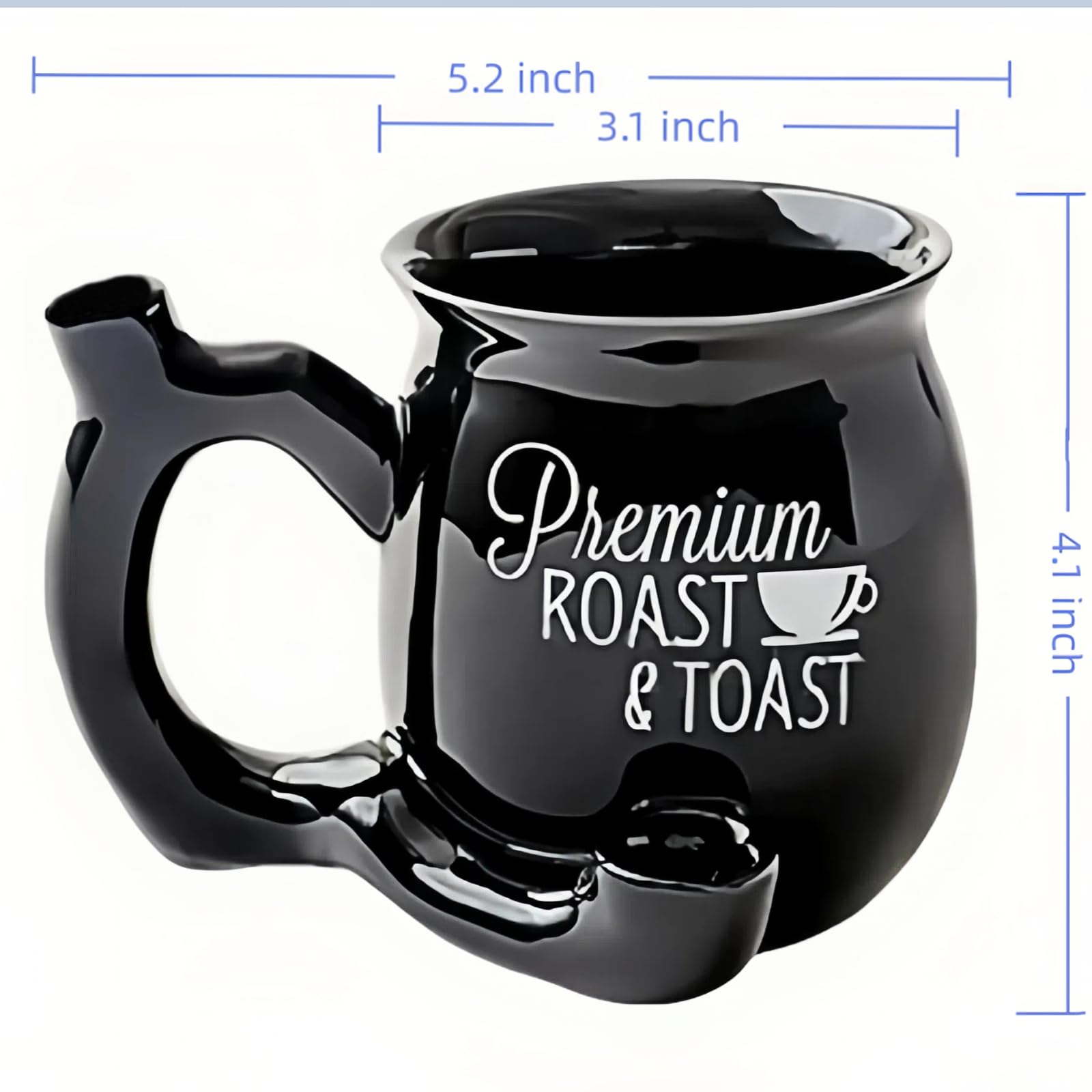 Taza unkzyzn apta para microondas y lavavajillas, fácil de limpiar.