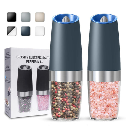 UNNEES Gravity sal y pimienta 2 pack, molienda constante (beneficio de consistencia).