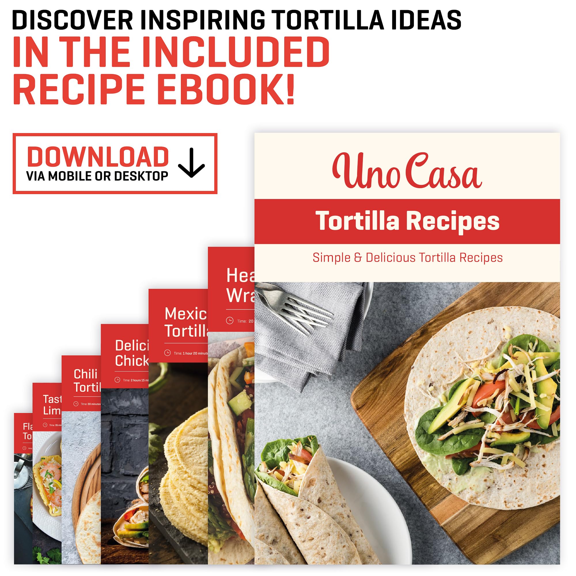 Recetario inspirador Uno Casa con ideas para nuevas preparaciones.