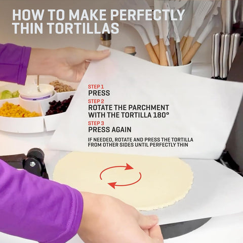 Utilidad multipropósito Uno Casa para tortillas, rotis y arepas.