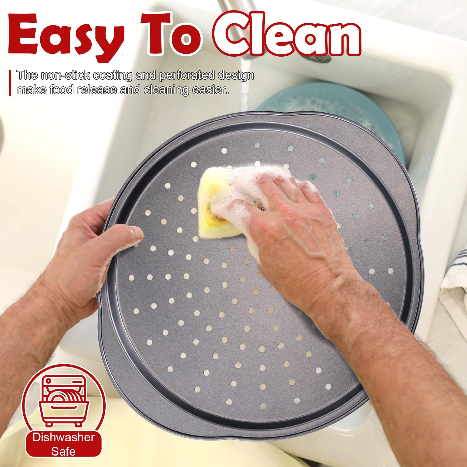 Pan Unokit apto para lavavajillas, limpieza rápida y sin complicaciones.