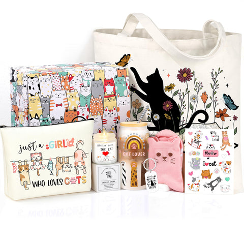 UNQJRY bolso tote tema gato, perfecto para uso diario y regalos con estilo.