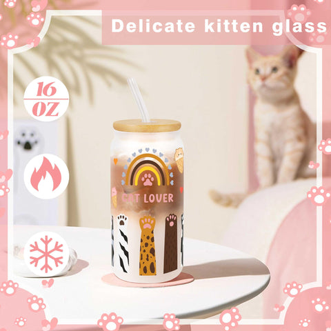 UNQJRY cepillo maquillaje tema gato, útil para retoques rápidos durante el día.
