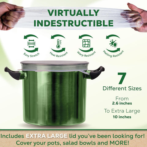 Unwasted tapas resisten olores y manchas para una cocina más limpia.