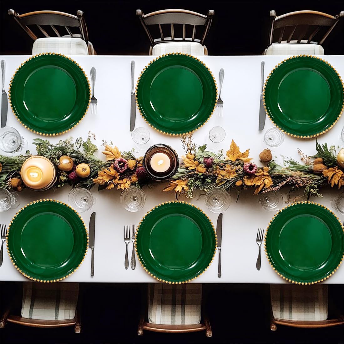 Limpieza rápida: placa cargadora verde UOEKCS 13pulgadas para uso cotidiano.