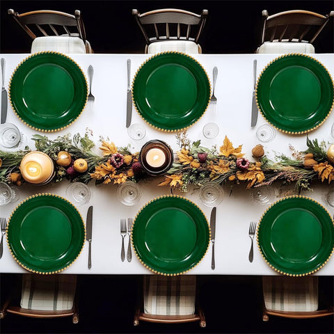 Limpieza rápida: placa cargadora verde UOEKCS 13pulgadas para uso cotidiano.