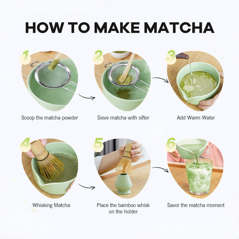 UOOLAA chawan verde cerámico aporta estilo y ritual al momento.