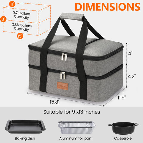Uoxfill interior doble-capa con aluminio libre de BPA mantiene la comida estable.