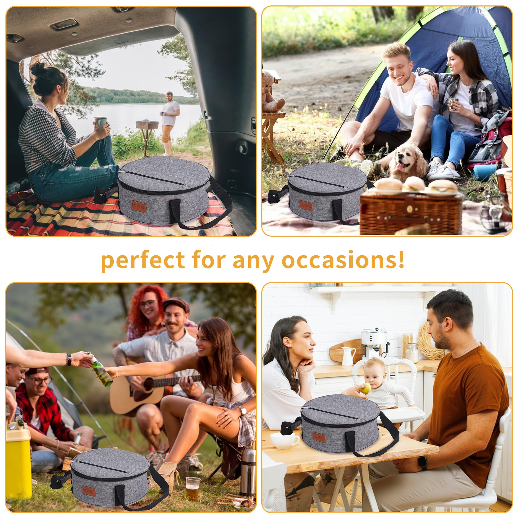 Uoxfill uso móvil para picnic y cookouts con comida caliente