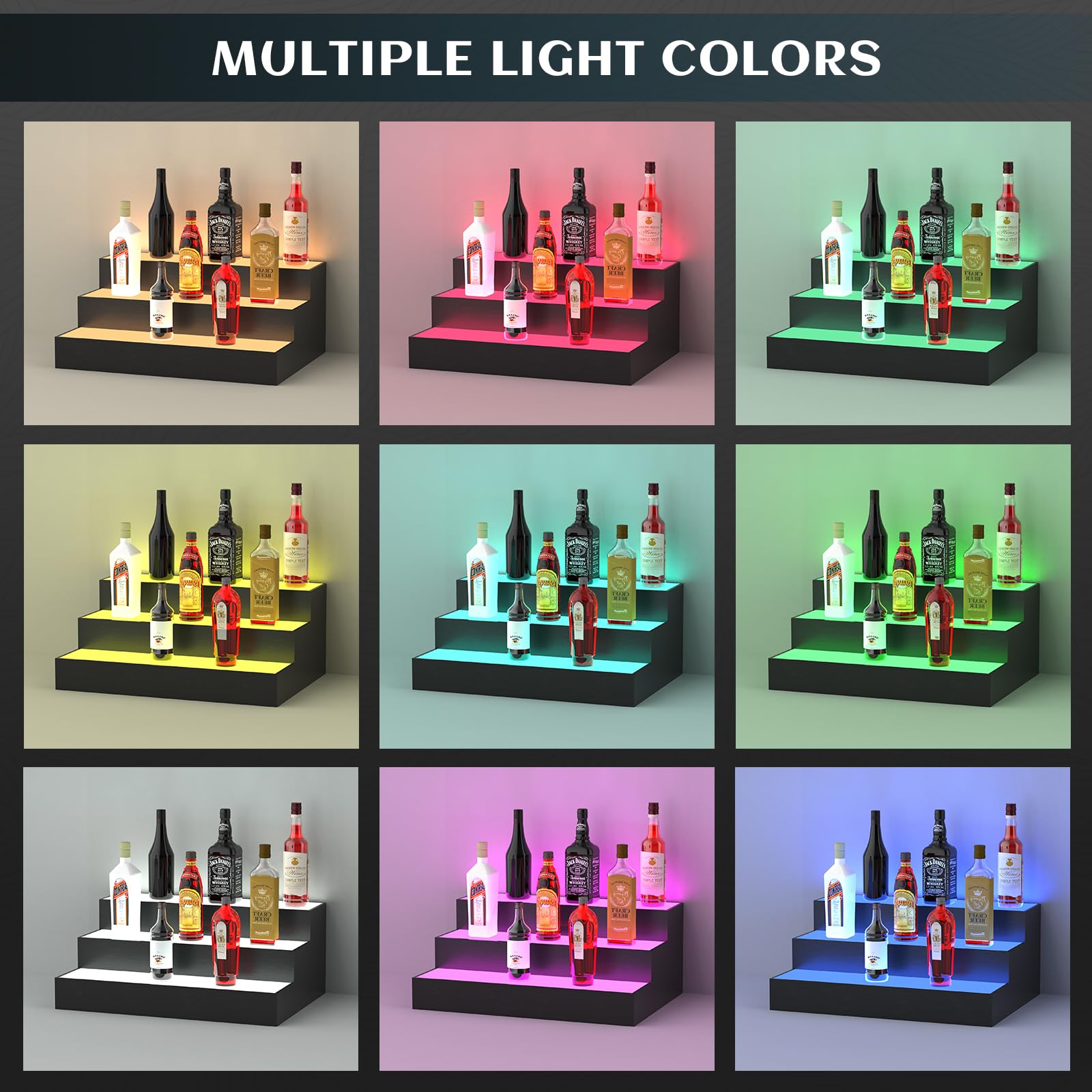 Upcessory tira LED multicolor crea ambiente festivo.