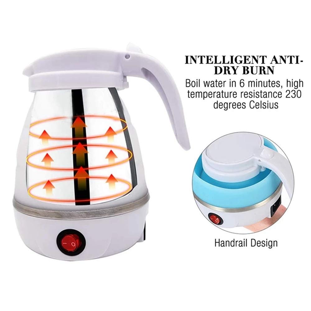 Tetera plegable de UpdateClassic con diseño compacto para maletas y mochilas.