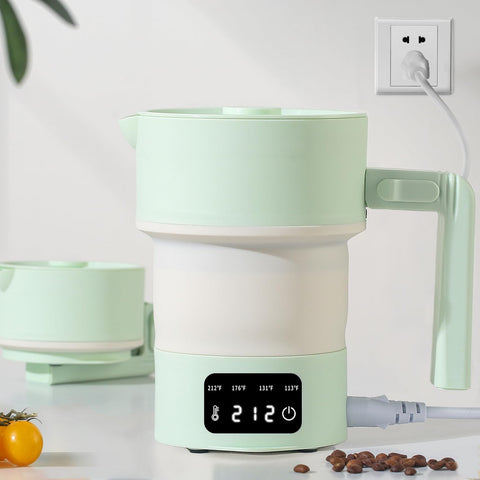 Tetera eléctrica de viaje plegable UPEZAN lista para viajar y ahorrar espacio en maleta