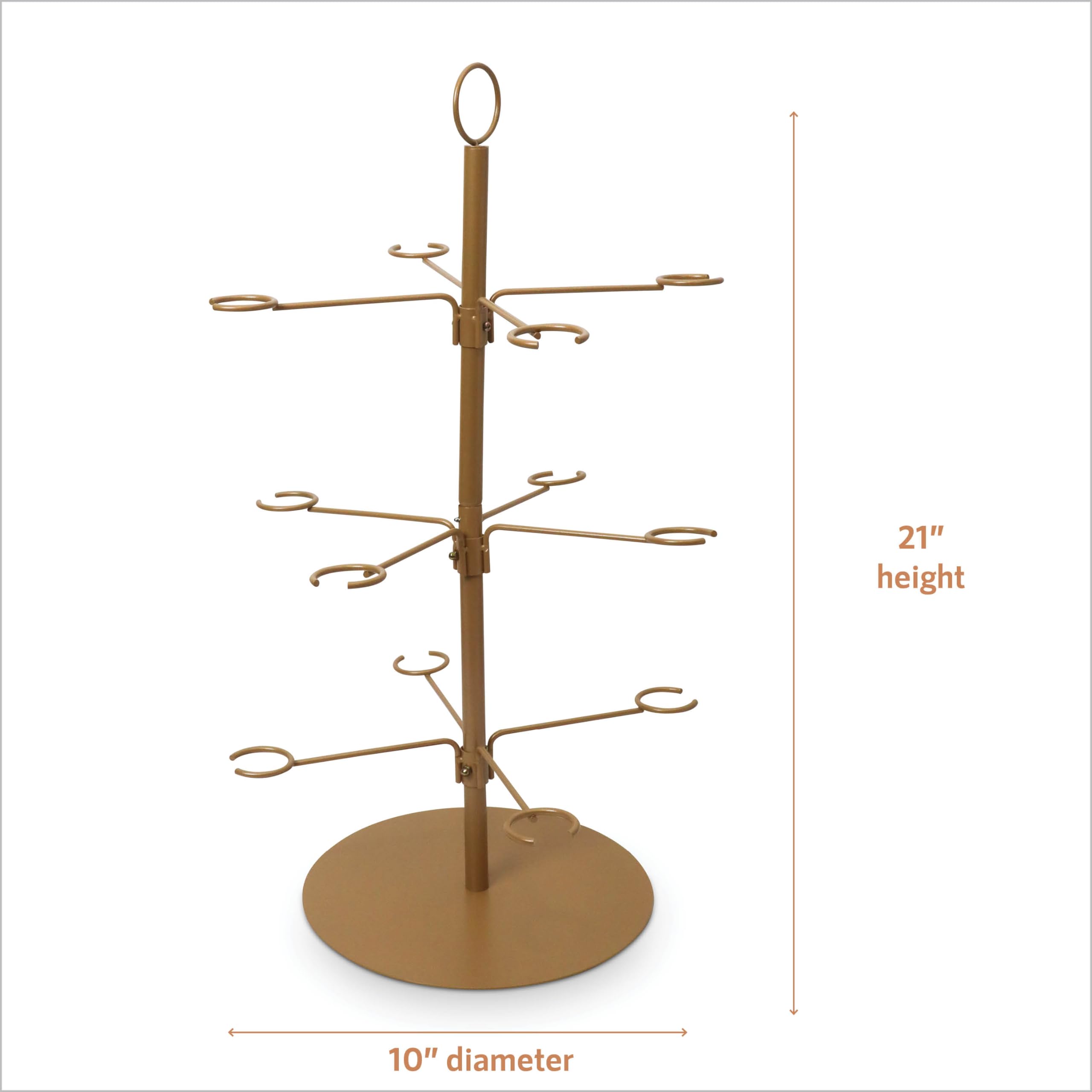 Upper Midland Products soporte-copas metalico estable para brindis