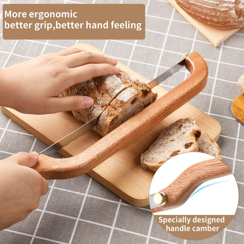 Mango de madera sapele ergonómico de Uprichya para un agarre cómodo