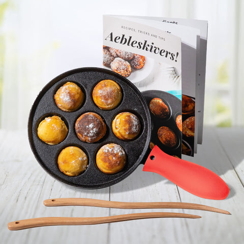 Upstreet aebleskiver para takoyaki casero, sabor y textura crujiente.