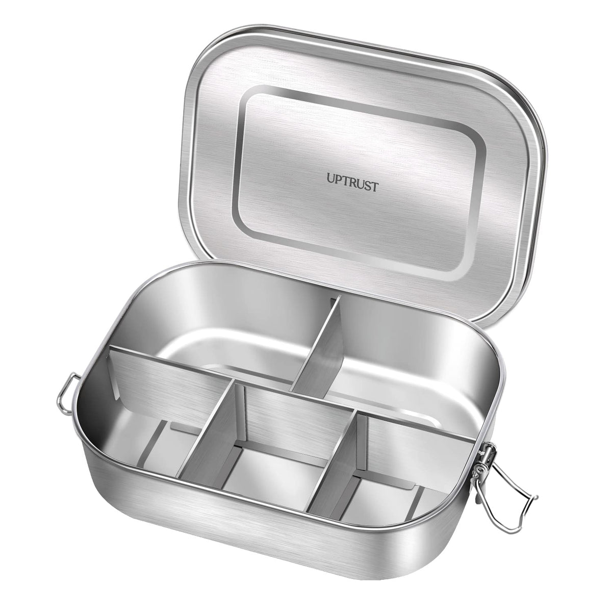 UPTRUST Bento de 5 compartimentos con capacidad 1400 ml para almuerzos variados