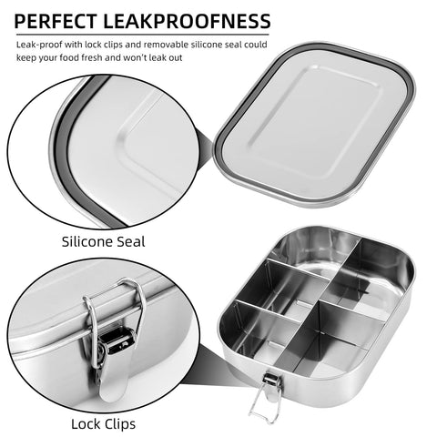 UPTRUST Bento apto para lavavajillas, limpieza rápida