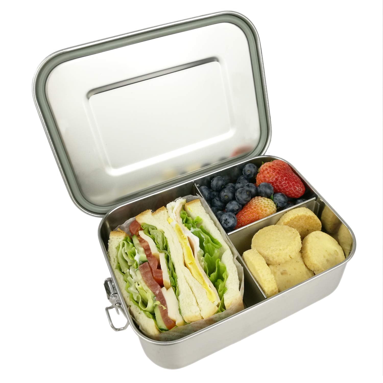 UPTRUST Bento con tapa cierre, evita fugas durante el transporte.