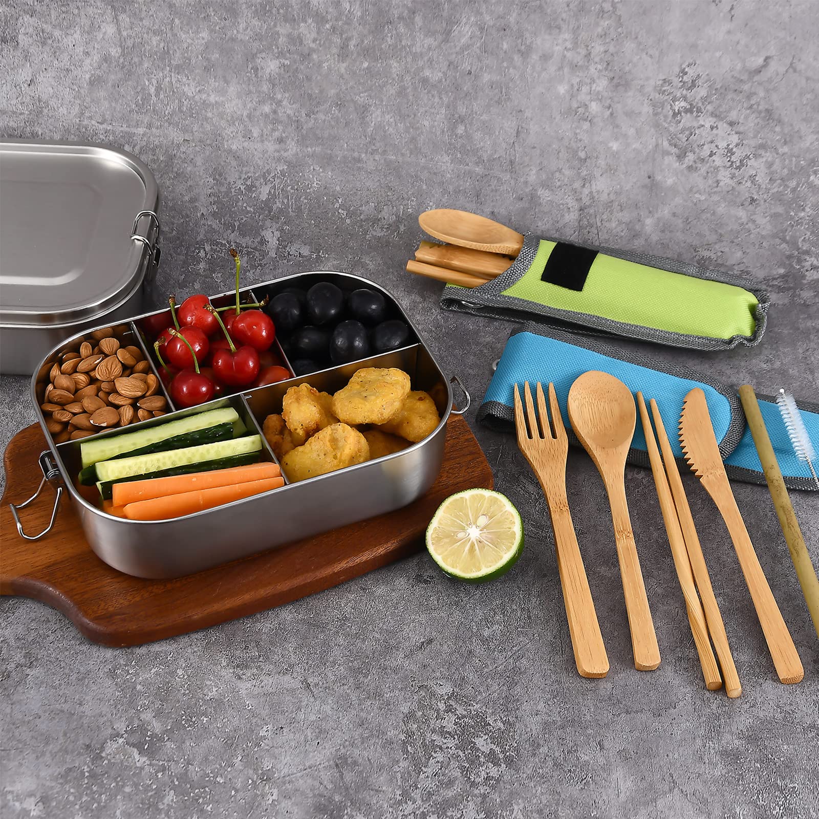 UPTRUST Bento de gran capacidad 1400 ml, porciones completas