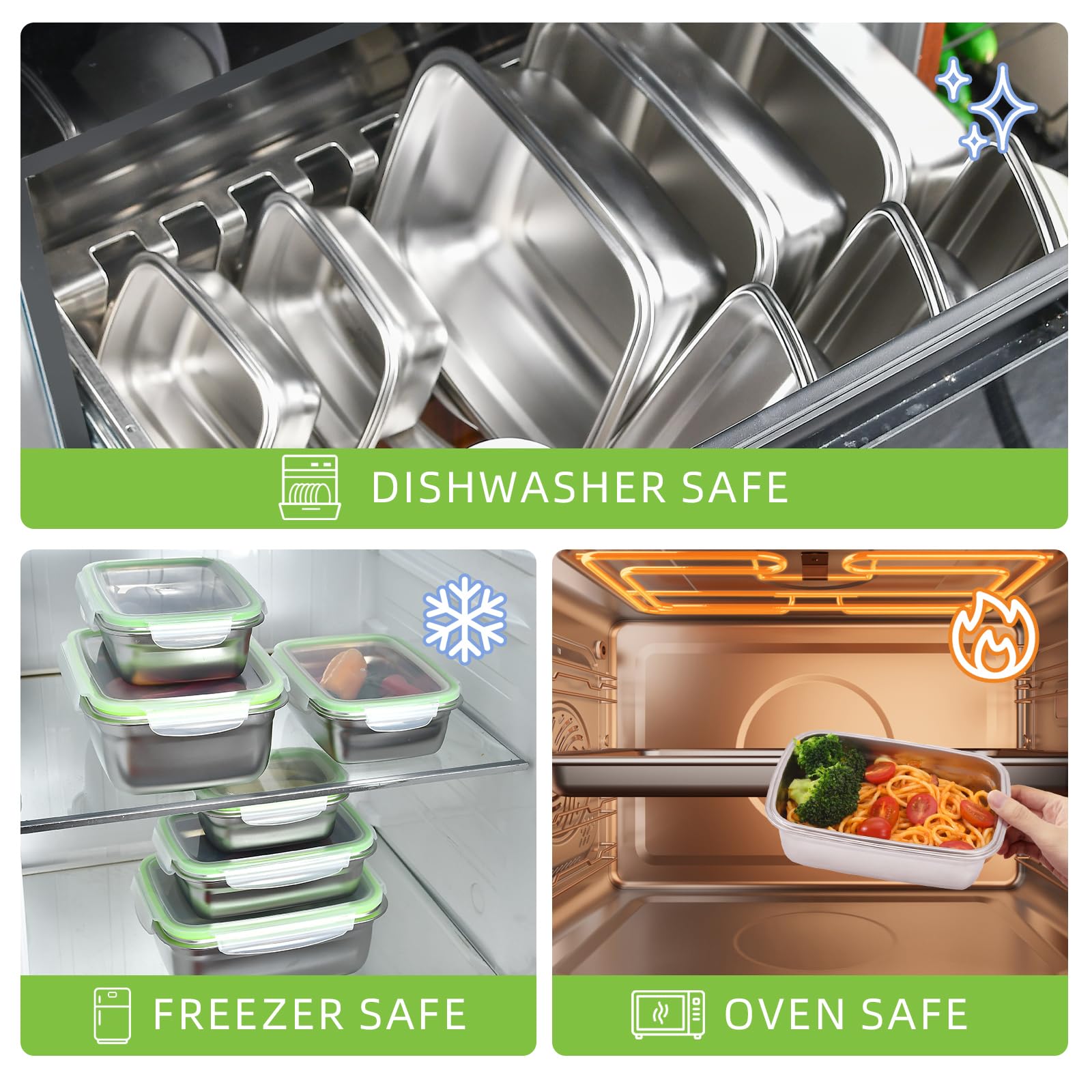 UPTRUST recipientes aptos para congelador, ideales para planificar comidas