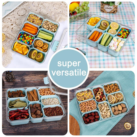 Caja Snackle U-QE con inserciones desmontables para mayor versatilidad