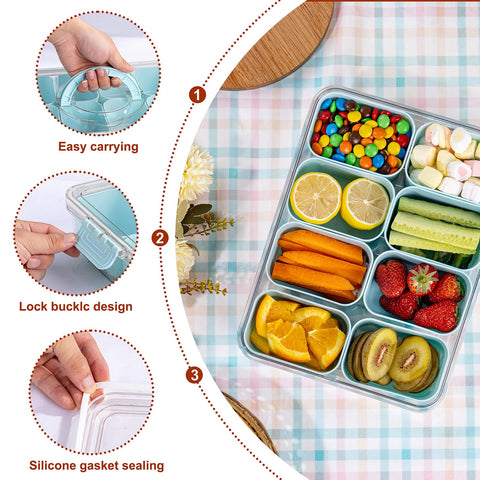 Caja Snackle U-QE ideal para picnic y escuela