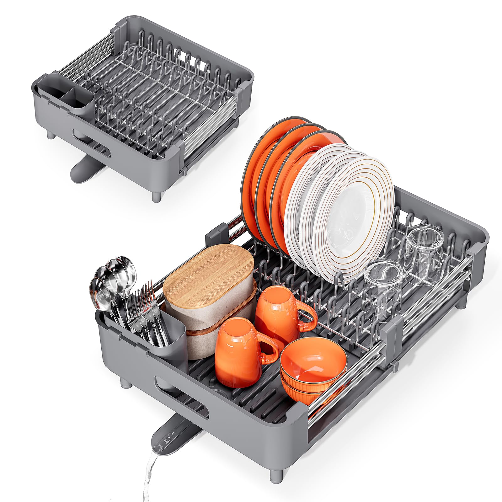 Urackify acabado gris moderno que combina con cocinas contemporáneas