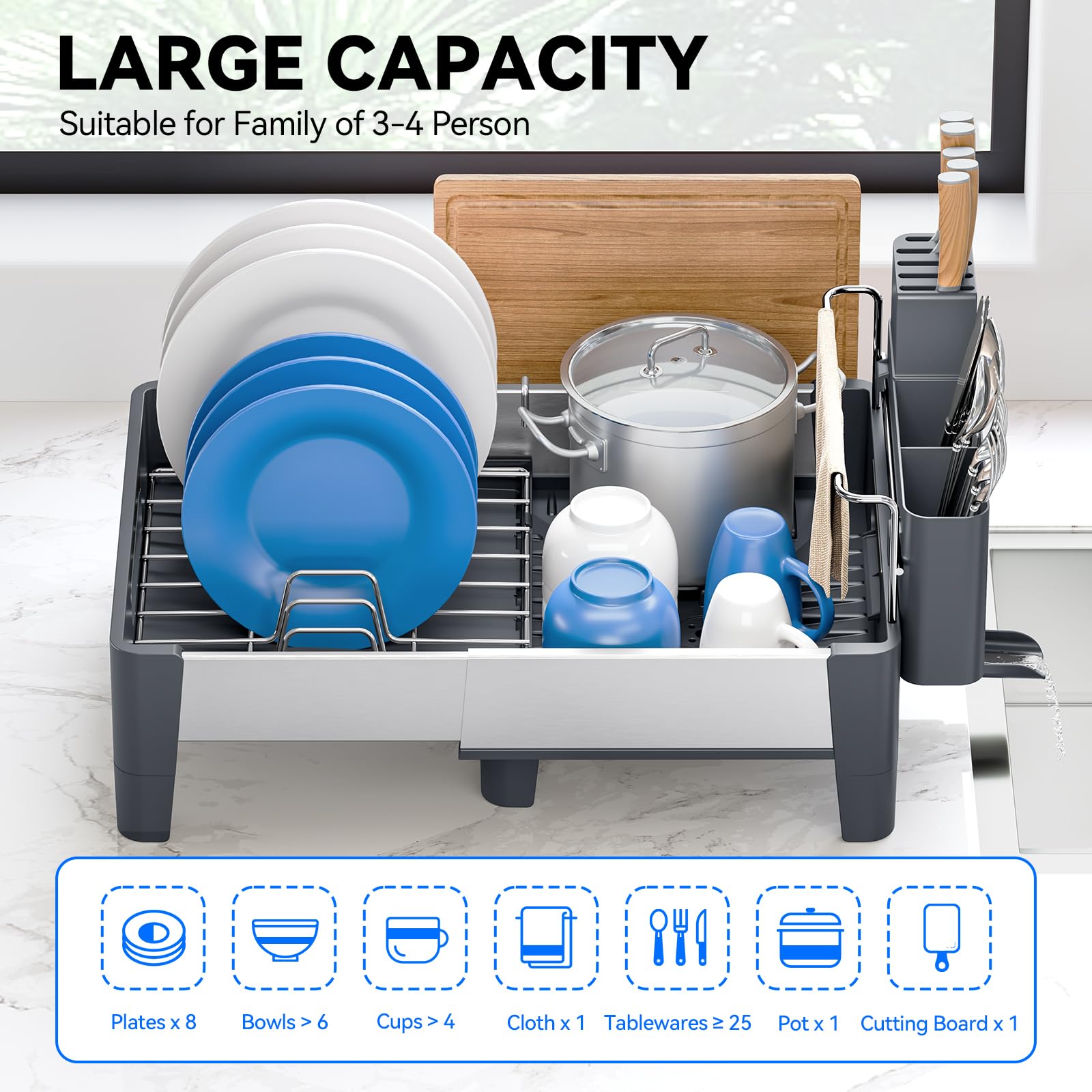 Urackify diseño compacto que ahorra espacio en cocinas pequeñas.