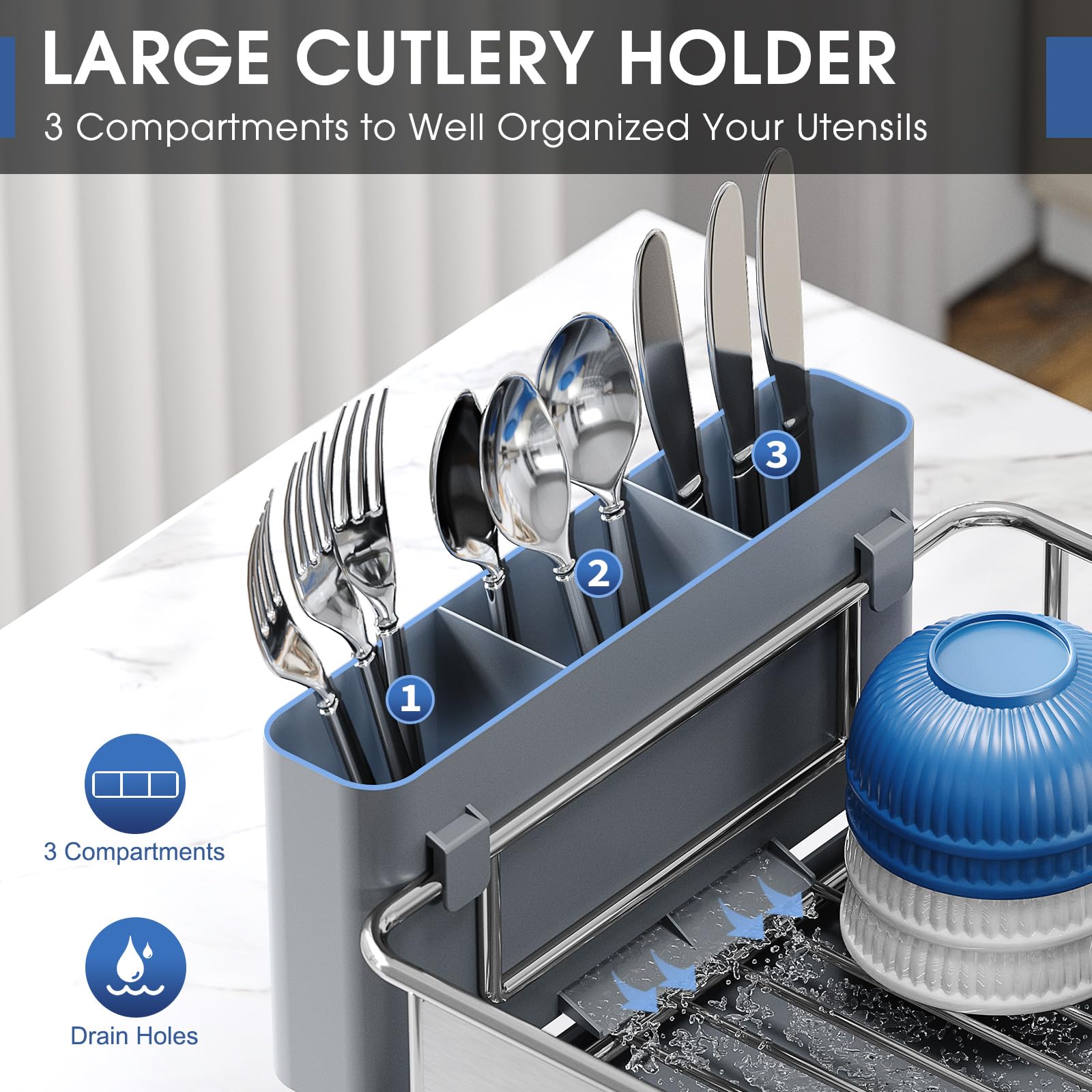 Urackify estante-desmontable para tazas facilita acceso y organización diaria