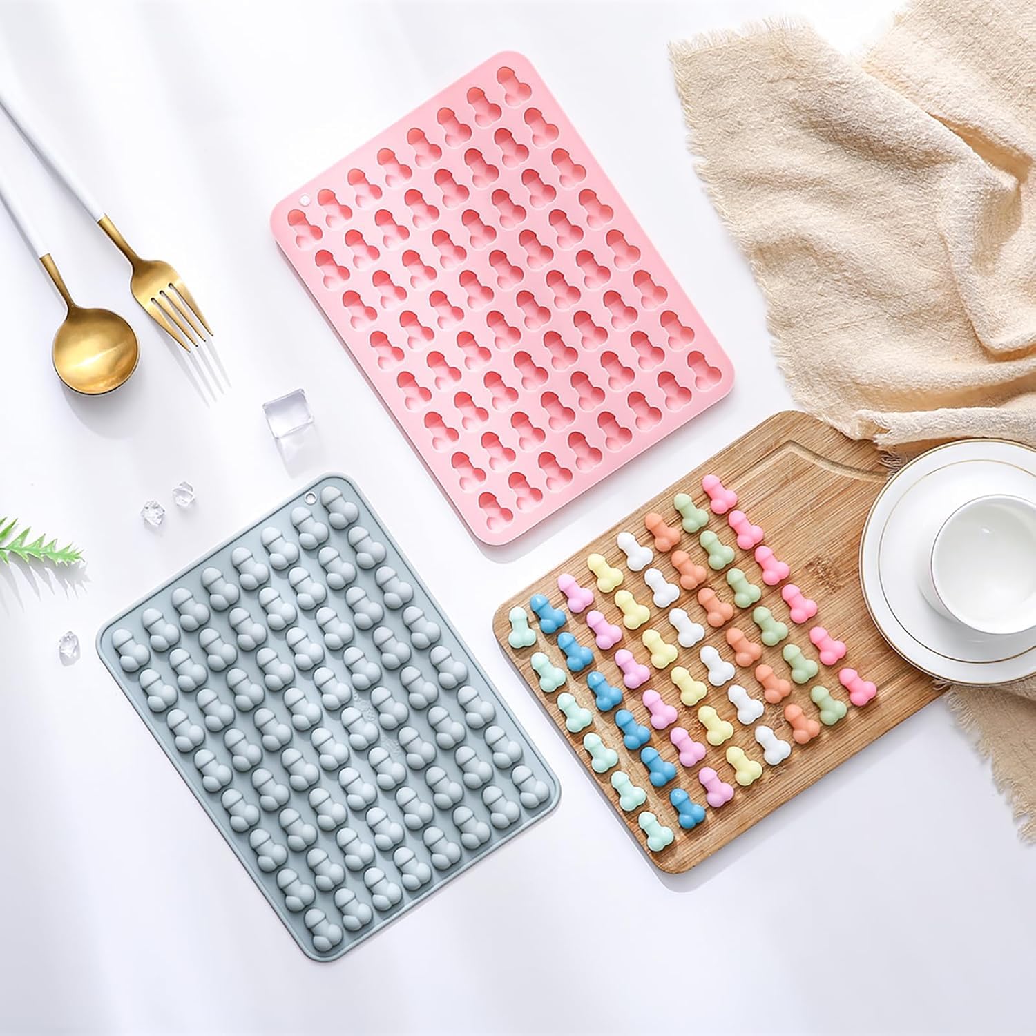 UrbAmerican molde silicona formas divertidas: ideas creativas para fiestas.
