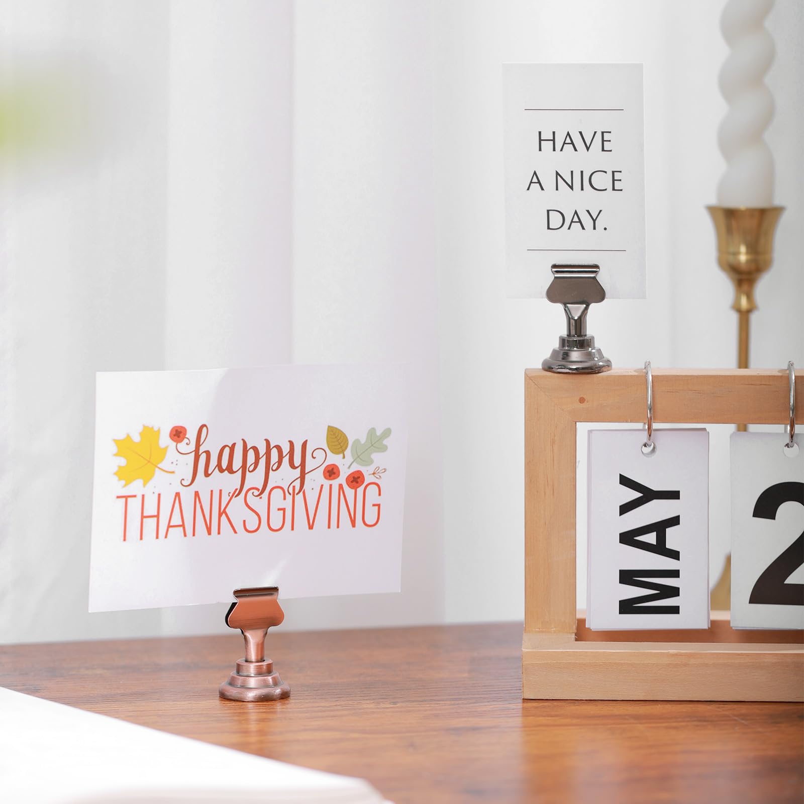 Urban Deco conjunto de 16 soportes para tarjetas, versátiles para eventos.