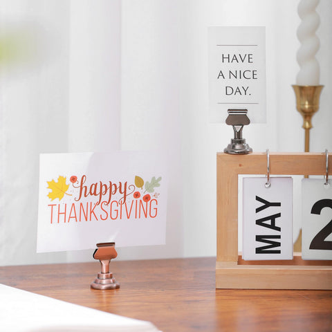 Urban Deco conjunto de 16 soportes para tarjetas, versátiles para eventos.