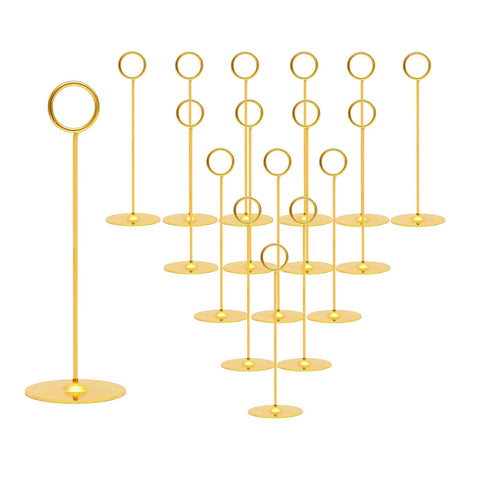 Urban Deco soporte dorado con base pesada para mesas estables