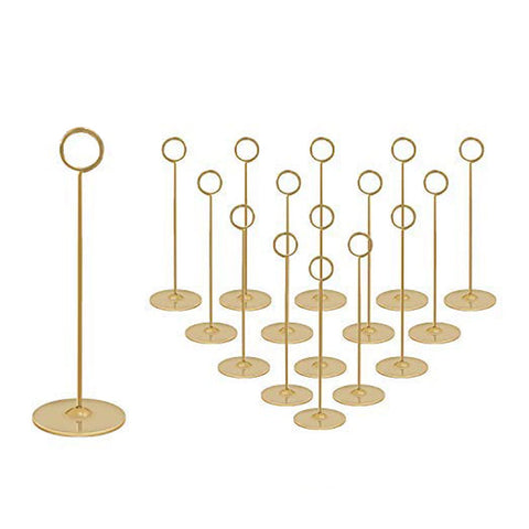 Urban Deco soporte dorado para notas y recetas en mesa