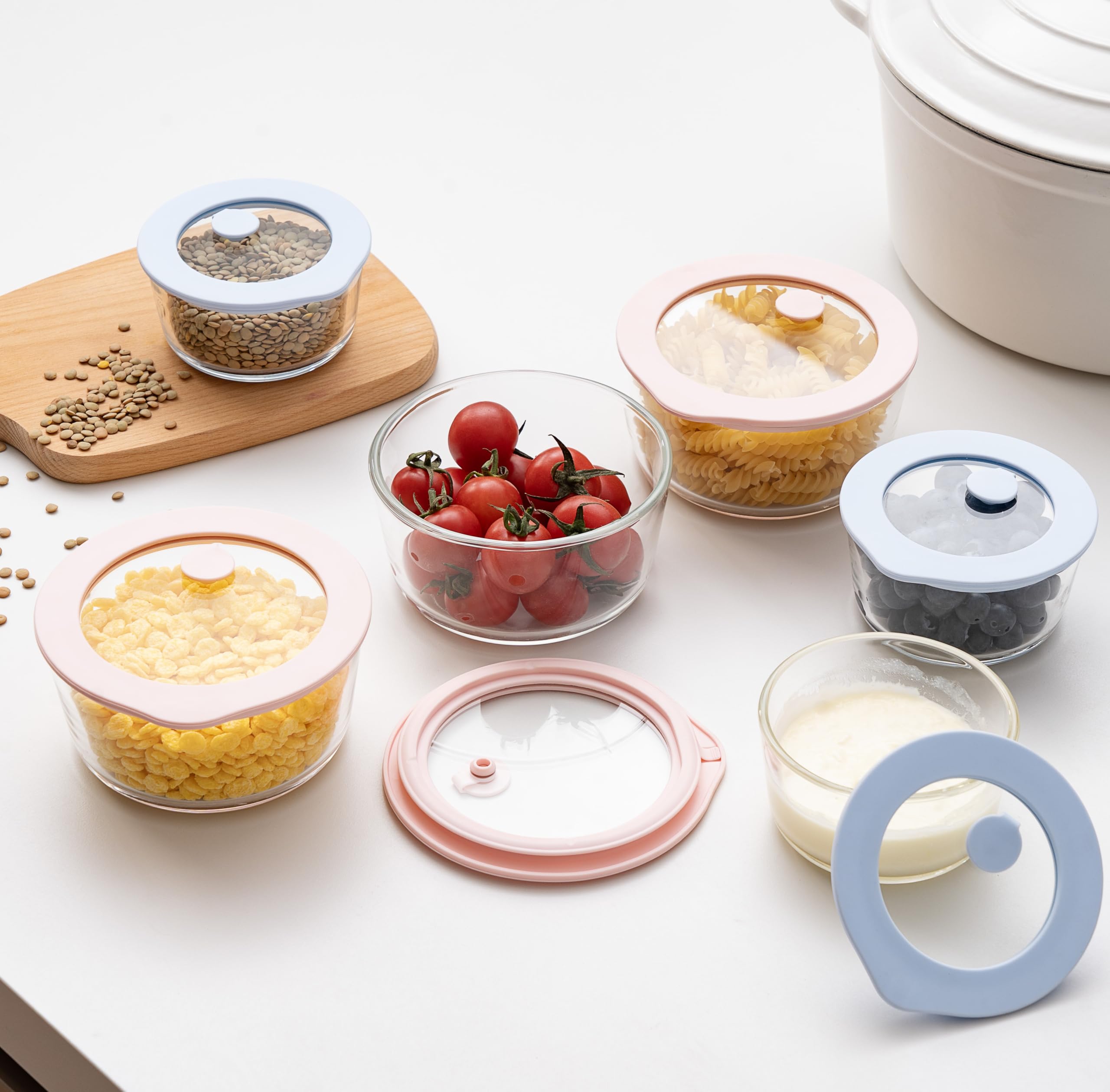 Urban Green: contenedor rectangular 48oz con tapa silicona apto para horno y microondas