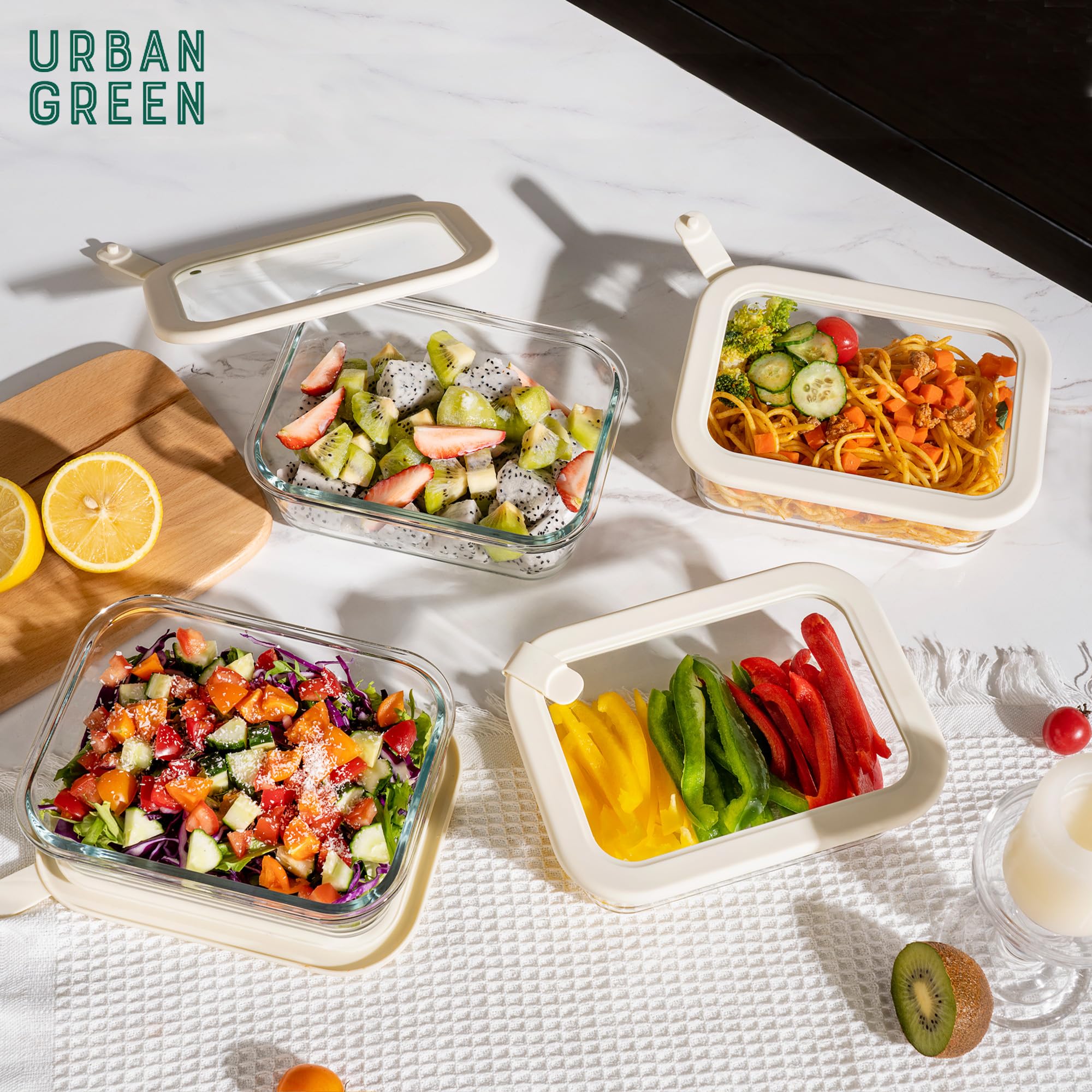 Recipientes Urban Green aptos para lavavajillas con limpieza rápida
