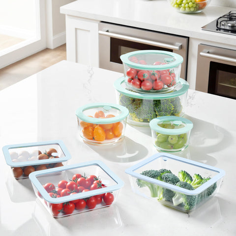 Urban Green contenedores redondos 30oz con tapa de silicona para snacks