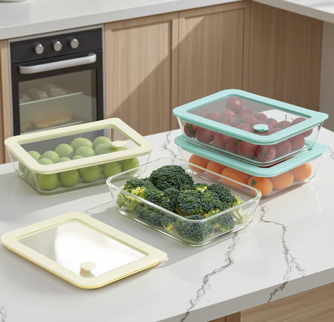 Urban Green envases redondos 30oz, aptos para microondas con tapa ventilada.