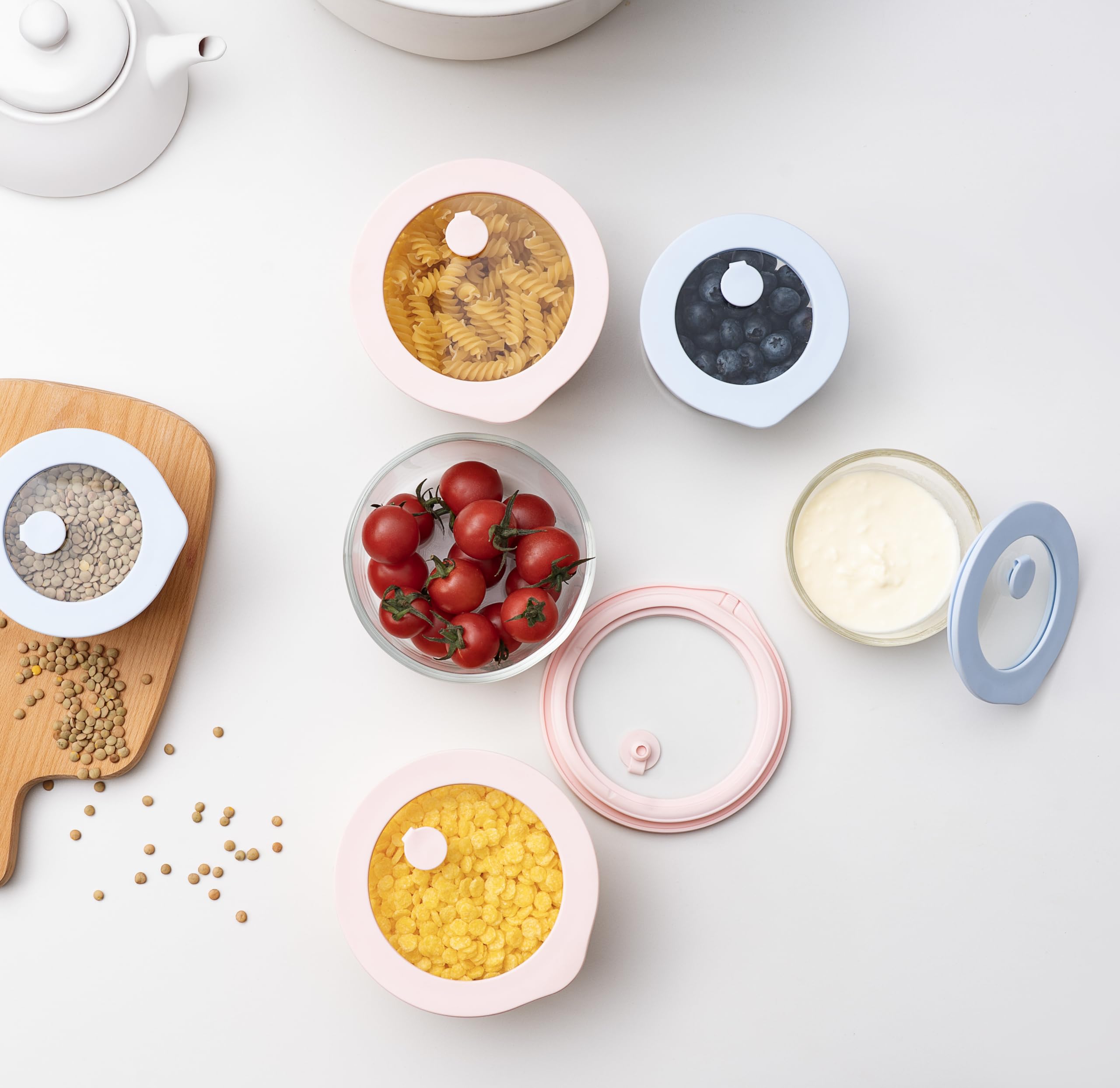 Urban Green: uso diario en vidrio para lunch y almacenamiento cómodo