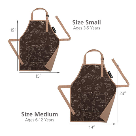 Delantal Urban Infant Pequeño Ayudante con conejos, ideal para hornear en casa.