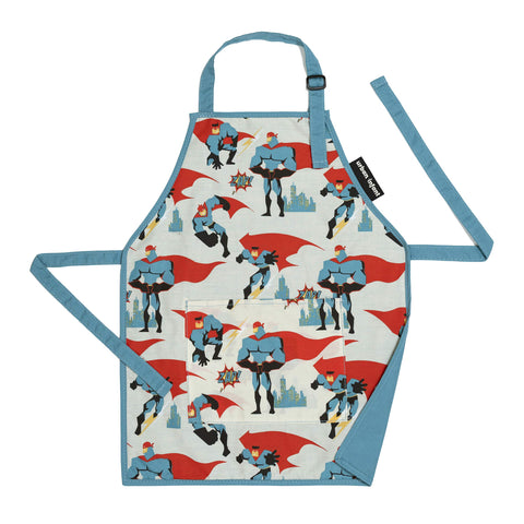 Delantal Urban Infant Little Helper de cocina protege la ropa y fomenta la participación.