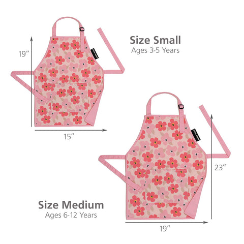 Delantal Urban Infant Pequeño Ayudante para jardinería infantil evita manchas en la ropa.