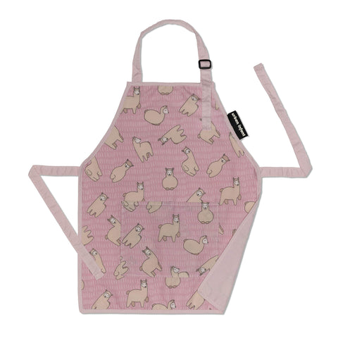 Delantal Pequeño Ayudante de Urban Infant con llamas, ideal para actividades de cocina.