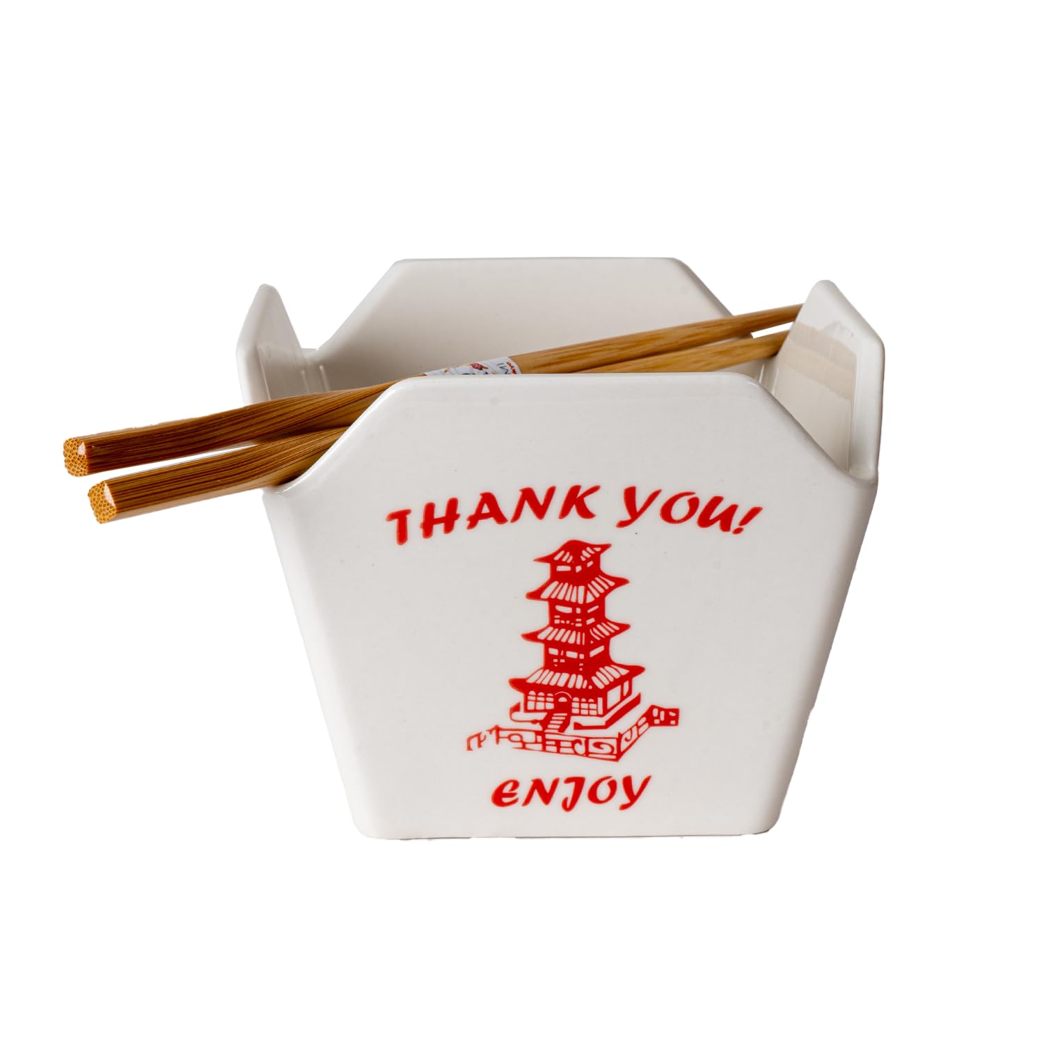 Urban Tokyo cuenco para llevar cerámico, ideal para servir arroz o ramen en estilo único.