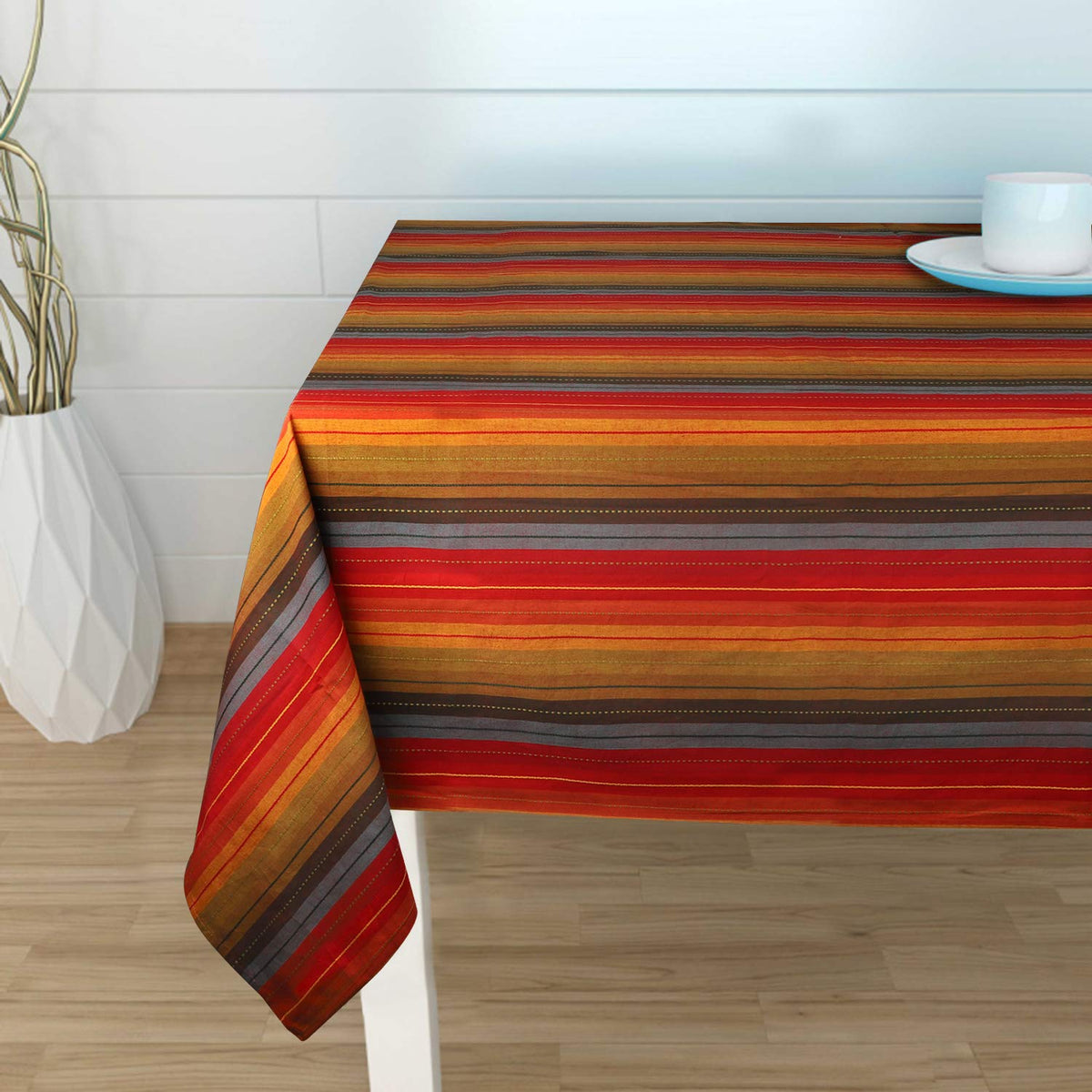 Mantel Urban Villa cocina rayas, suave y absorbente para uso diario.