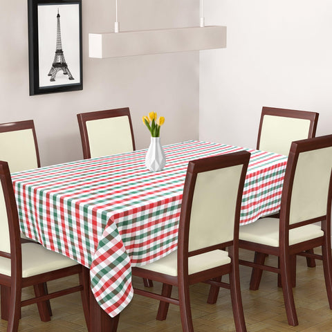Mantel navideño Urban Villa en algodón blanco, suave y absorbente para la mesa.