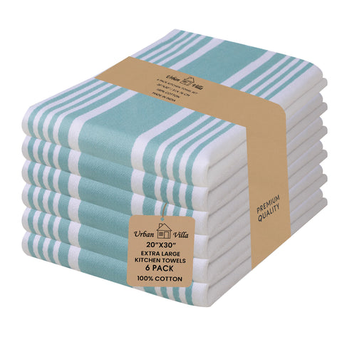 Urban Villa toallas cocina 100% algodón, suaves y absorbentes para uso diario.