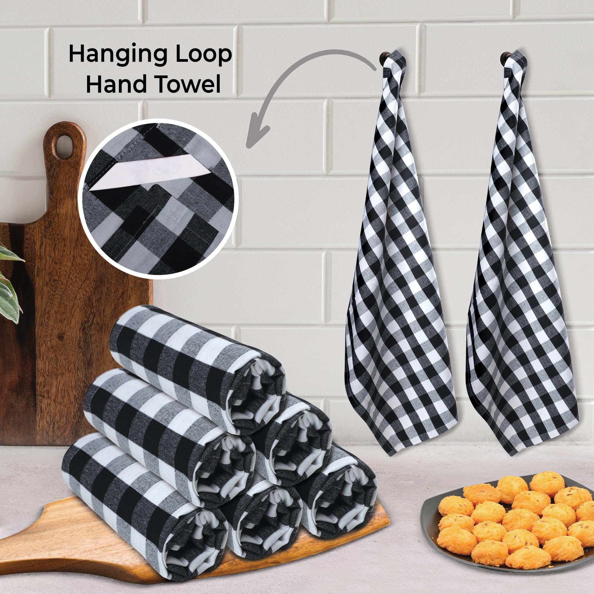 Toallas Urban Villa absorbentes para uso diario en la cocina.