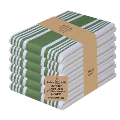 Toallas de cocina Urban Villa grandes 20x30, suaves y eficientes para secar platos.